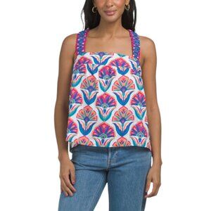 PRINTFRESH Geo Floral Mila Top